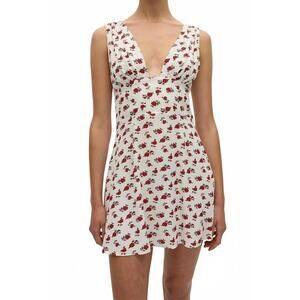 lace corset mini dress white Saskia